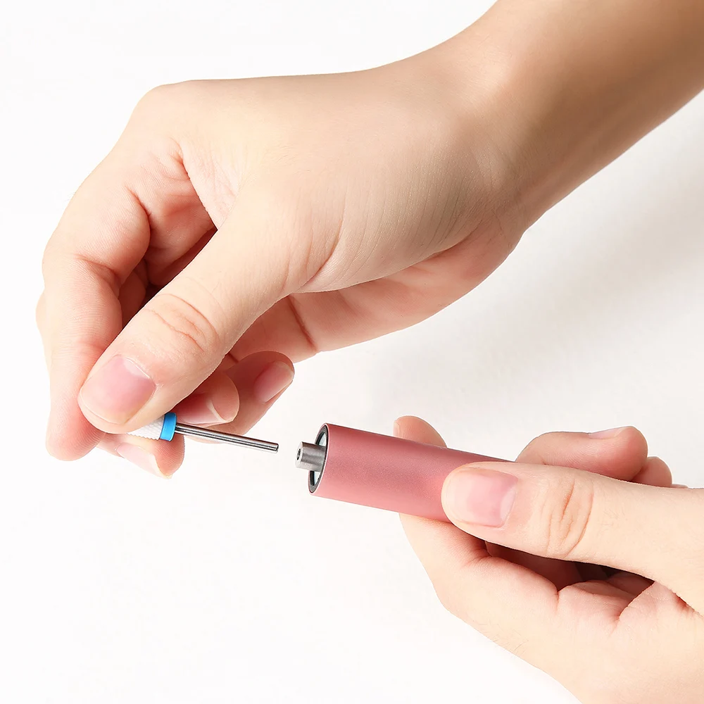Portable Mini Electric Nail Drill Machine Pedicure Pen USB rechargeable Nail Art Pusher Manicure Ca