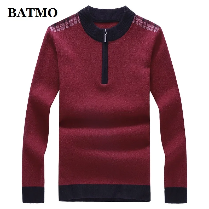 BATMO Новое поступление осенний высококачественный мужской свитер, мужские пуловеры больших размеров M-8XL 9992