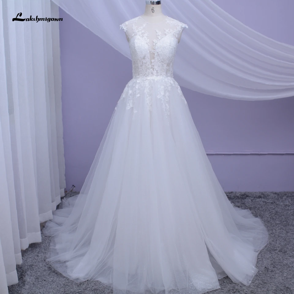 Lakshmigown богемное свадебное платье Vestidos Novias Boda принцесса свадебные платья кружевные аппликации трапециевидные Свадебные платья из фатина