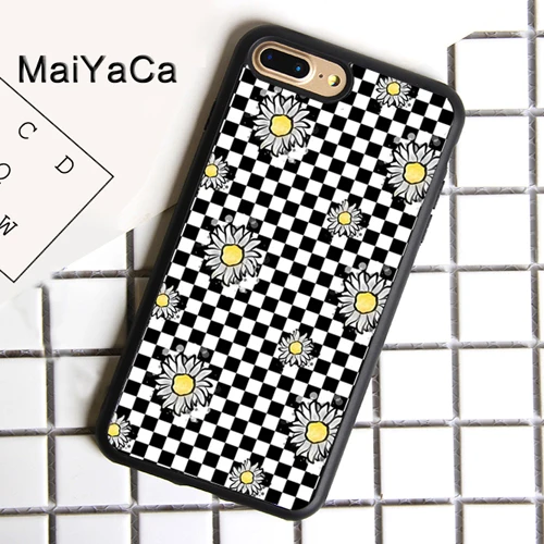 7007 MaiYaCa клетчатая шахматная доска пламя чехол для телефона для iphone 11 Pro MAX X XR XS MAX 6 6S 7 8 Plus 5 5S ТПУ задняя крышка Fundas - Цвет: 7007