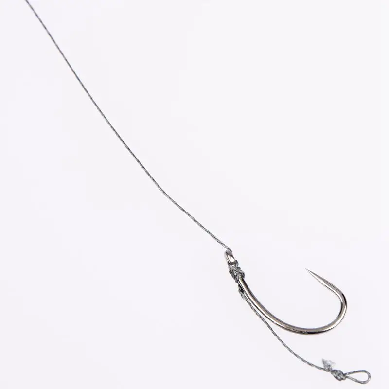 SEWS-30 X волосяные снасти Barbless Размер 6 8 10 Карп рыболовные снасти NGT снасти 12lb коса