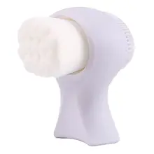 2 в 1 двусторонняя щетка для лица мягкая щетина для очищения и отшелушивания лица щетка для чистки глубоких пор очищает очищение