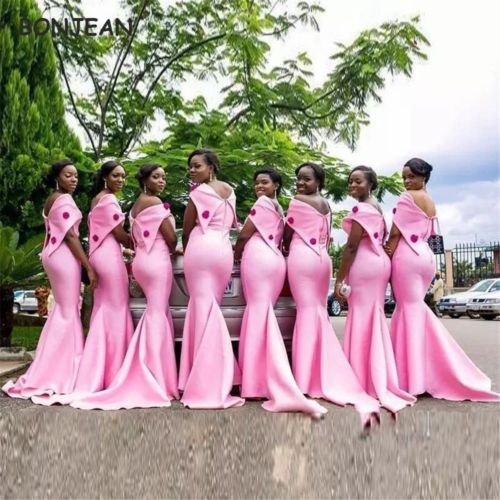 Vestido-de-dama-de-honra-2019-Hottest-custom-Wedding-party-guest-Dresses-Pink-bridesmaid-Gowns-Mermaid