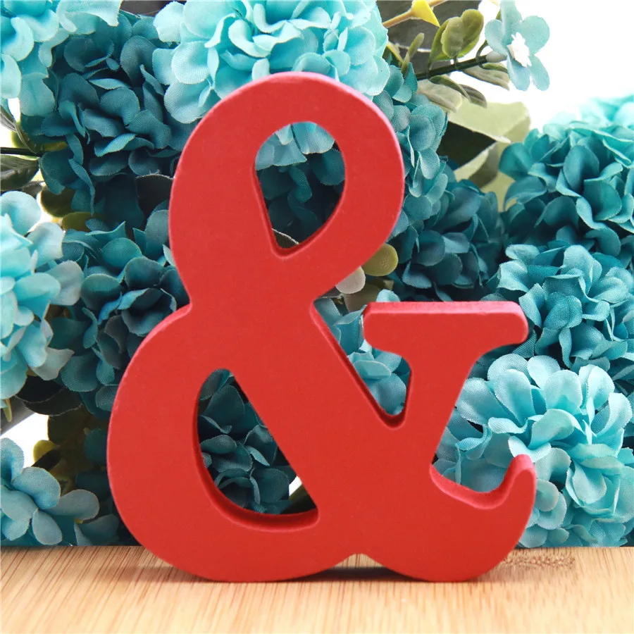 1 шт. 10 см красные деревянные буквы алфавит DIY слова буквы День рождения Свадьба домашний декор художественные ремесла стоячие имя дизайн 3,94 дюймов