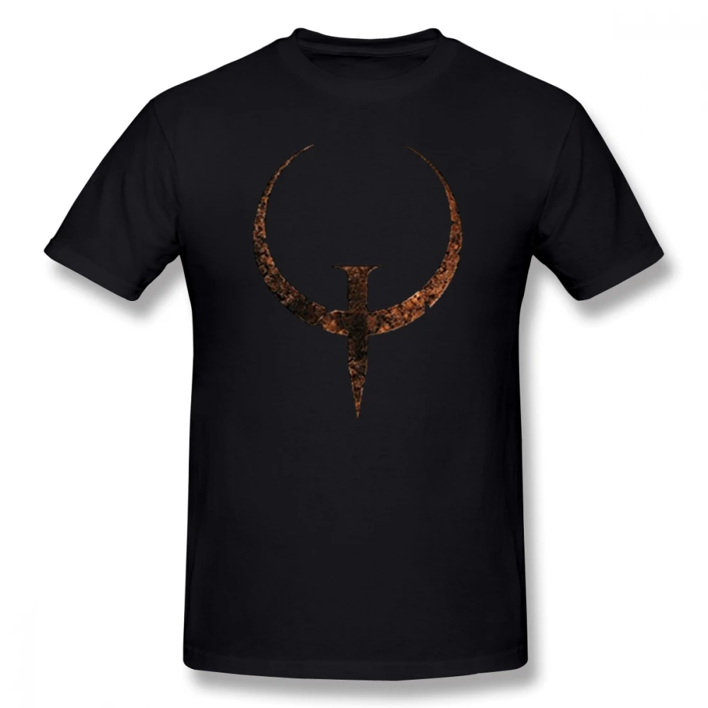 

Quake T Shirt Quake T-Shirt Basic Short Sleeves Tee Shirt Plus size Male 100% Cotton Awesome Printed Tshirt