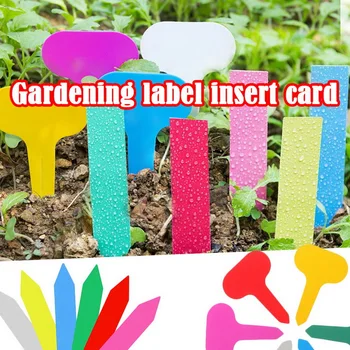 

100Pcs Waterproof Garden Plant Tags Plastic Nursery Garden Labels Markers Plant Labels Pot Marker Seed Nursery Participation