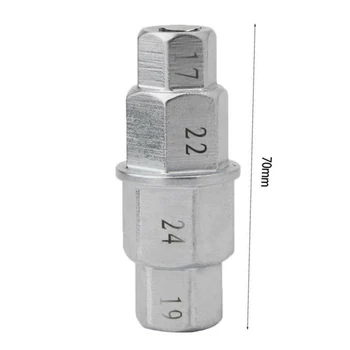 

17mm-24mm Hex Axle Tool Allen Spindle Adapter Motorcycle Single-handedly