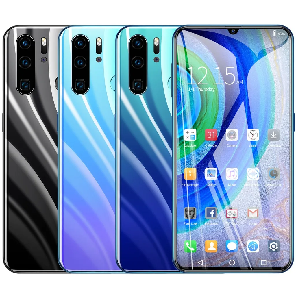 Смартфон P40 PRO quad core 6,3 дюймов камера Android 6,1 1G+ 16G gps 3g мобильный телефон ЕС лучший подарок