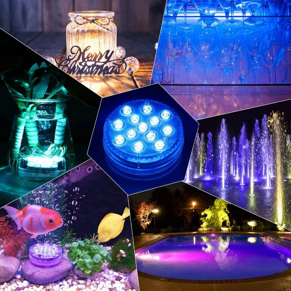 13-LEDs-Underwater-Light-RGB-Muliticolor-Submersible-Light-IP-68-Waterproof-Swimming-Pool-Light-For-Vase