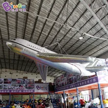 Коммерческий 6 метров надувной самолет для украшения событий/потолок подвесной самолет воздушный шар для демонстрации игрушек