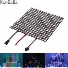 Panneau lumineux numérique Flexible et individuel WS2812B LED WS2812 8x8 16x16 Led Module, écran matriciel, DC5V