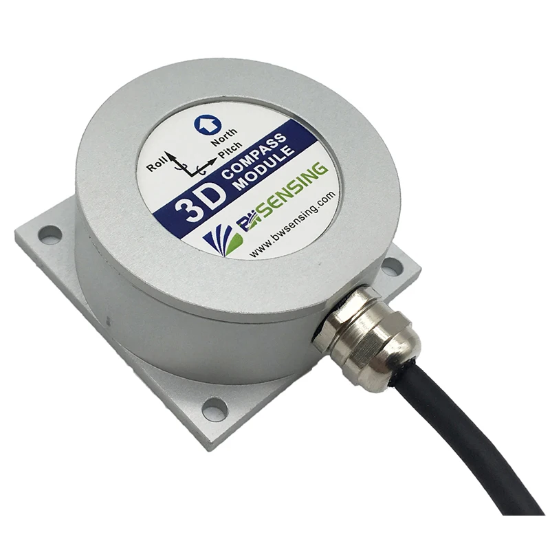 

HEC395 9 Axis Electronic Digital Compass Inclinometer Sensor with Heading Accuracy 0.3 Degree ( RS232 RS485 TTL Modbus Optional)