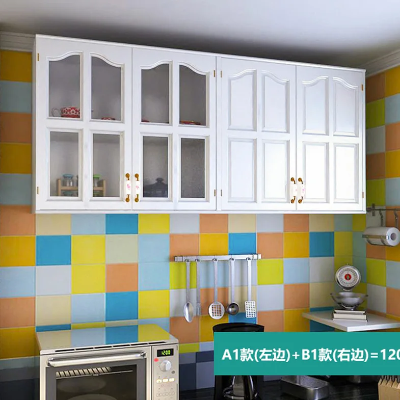 European kitchen cabinet wall cabinet bathroom balcony hanging cabinet bathroom storage cabinet wall hanging cabinet