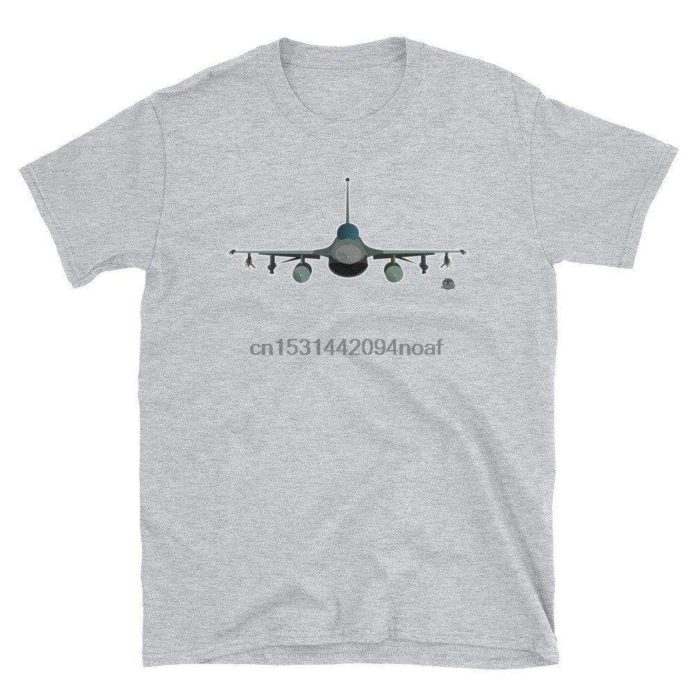 F 16 Fighting Falcon футболка с коротким рукавом унисекс | Мужская одежда