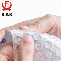 KAK 30-80เม็ดซิลิคอนประตู Pad ยางโปร่งใสครัวตู้จับ Self-Adhesive บัฟเฟอร์ Damper เฟอร์นิเจอร์ฮาร์ดแวร์ 1