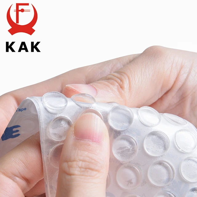 KAK 30-80เม็ดซิลิคอนประตู Pad ยางโปร่งใสครัวตู้จับ Self-Adhesive บัฟเฟอร์ Damper เฟอร์นิเจอร์ฮาร์ดแวร์ 1