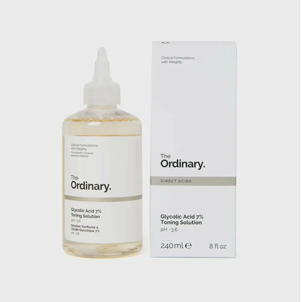 

Glycolic Acid 7% Toning Solution - 240ml Acne Scars Wrinkles Peel Kit