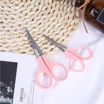 

2Pcs Curved Sewing Scissors Sharp Pointed Tip Shears Embroidery Scissor Cutting Needlework Yarn Sewing (Pink 4.5inch 3.5inch)