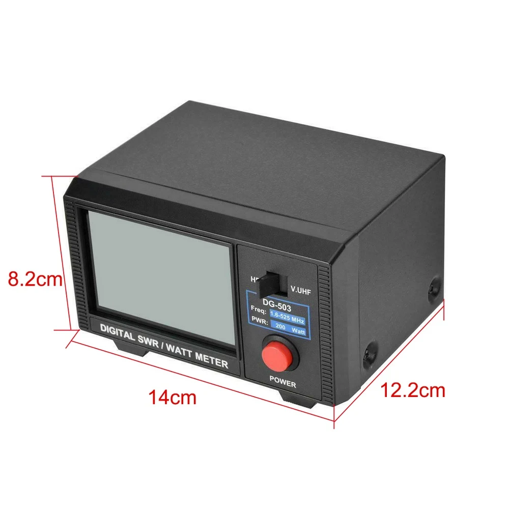 Оригинальный цифровой ЖК дисплей Nissei 3 5 &quotSwr &amp Wattmeter 1 6 60 МГц/125 525 МГц для