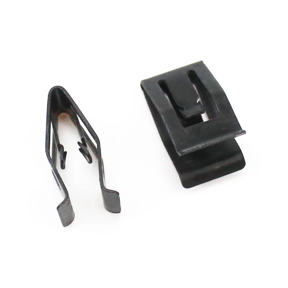 

KUMMYY 10 Pcs Black Universal Auto Car Front Console Dash Dashboard Trim Metal Retainer for VW Ford Toyota