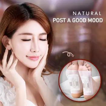 

(50 stickers/25 packs) Old Beijing Aiye Foot Patch Deodorizes Freshness Helps Sleep Nourish Wormwood Gentle Foot Care