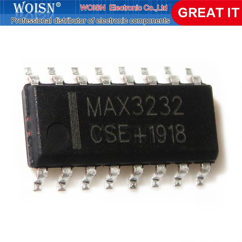 5 шт./лот MAX3232CSE MAX3232 MAX3232ESE лапками углублением SOP-16 RS-232 Интерфейс IC 3-5 V MultiCh линейный