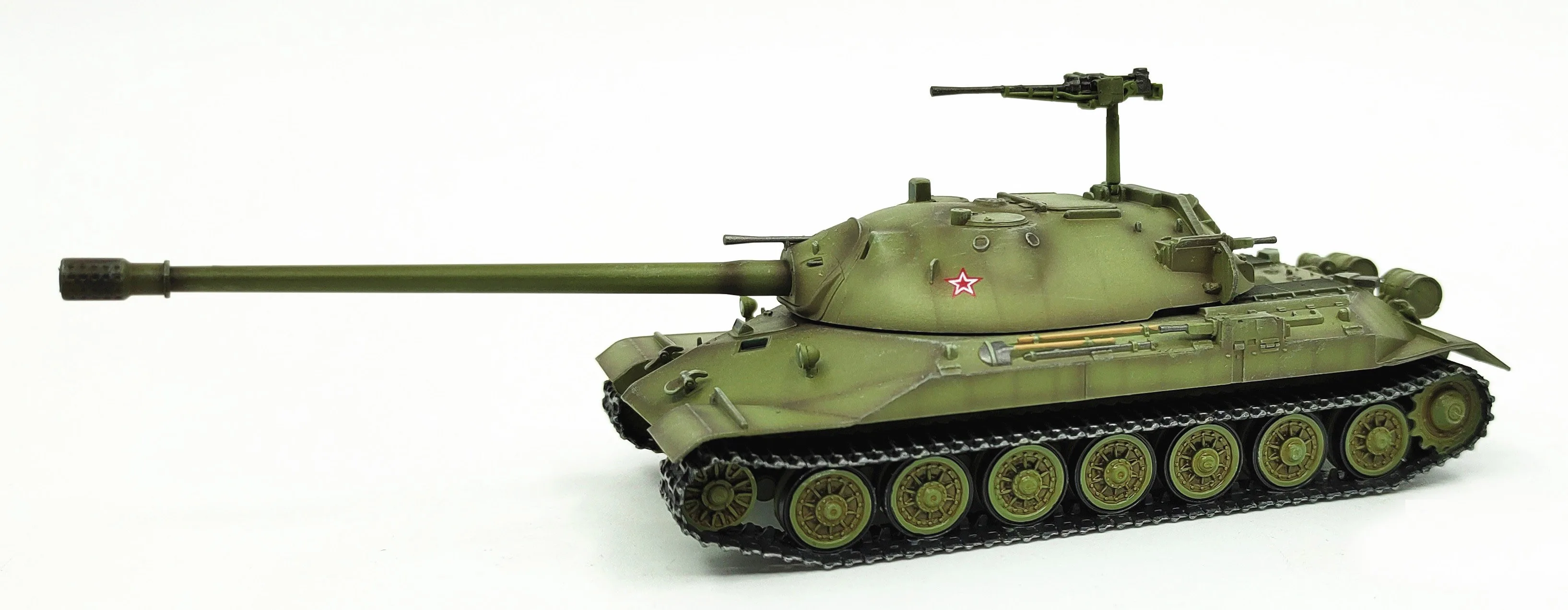1: 72 советских is-7 тяжелая модель танка Статические украшения Готовая модель продукта
