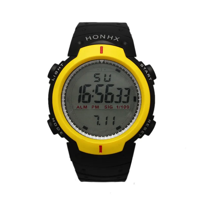 Новые брендовые модные водонепроницаемые спортивные мужские часы для альпинизма, цифровой светодиодный кварцевые наручные часы