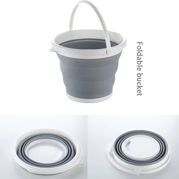 

10L Car Collapsible Bucket Outdoor Travel Car Wash Fishing Watering Bucket