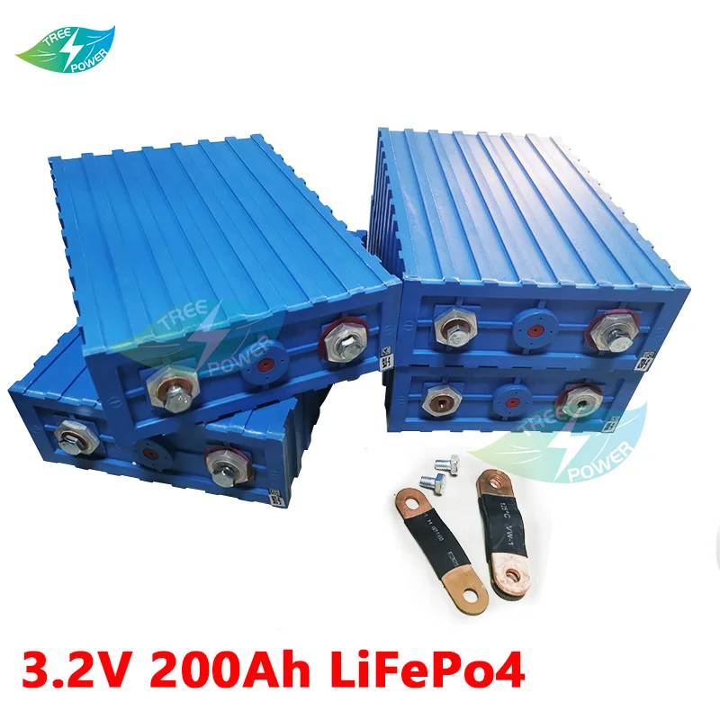 4 шт. оригинальный 3 2 v 200Ah LiFePO4 Перезаряжаемые Батарея 200AH призматический SE200AH