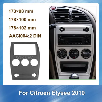 

Car Radio Fascia for Citroen Elysee 2010 Car refitting DVD frame Stereo Panel Dash Mount Trim Mount Installation Kit