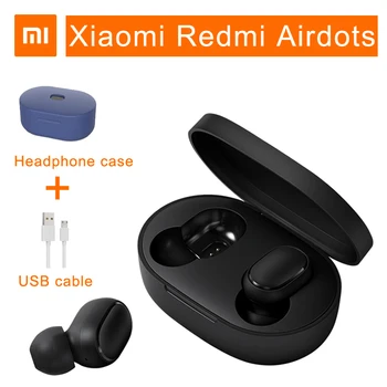 

Xiaomi Original Authentic Redmi Airdots Bluetooth 5.0 Headsets Wireless earphones Active Noise In-ear Sports Earphones with Mic