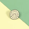 Always Sleeping Club Remeber Enamel Pin Meme Funny Lazy Always Tired Round Badge Brooches Lapel Pin For Friends Gifts ► Photo 3/6