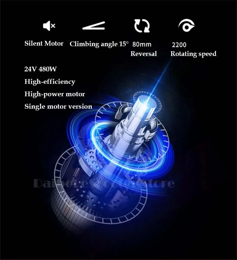 Daibot Electric scooter Skateboard Electric scooters Single Drive 480W 24V Lightweight Four Wheel Electric Scooter For Adults    (6)