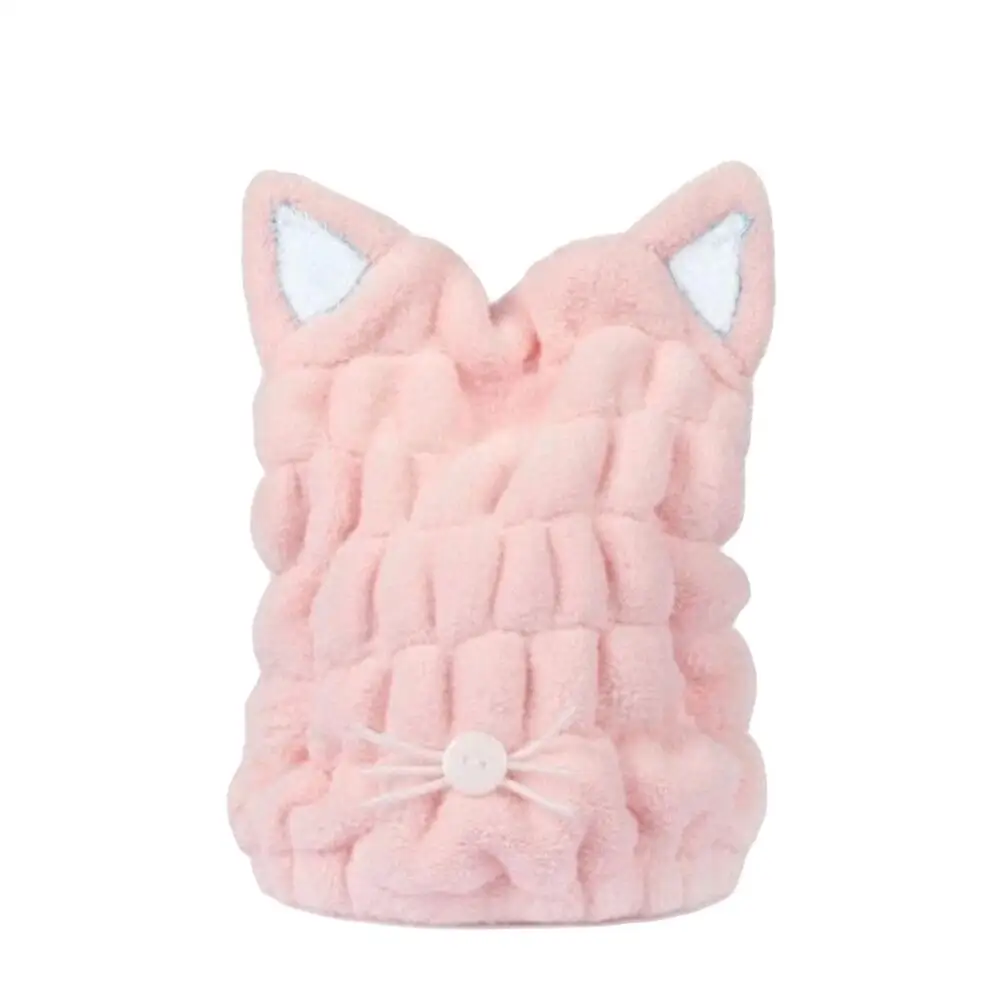 rapid drying hair towel Hair Turban Quickly Dry Hair Hat Wrapped Towel Bathing Cap serviette microfibre cheveux#4c09