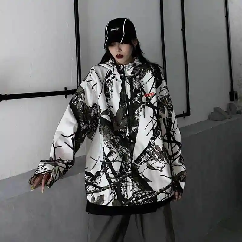 NiceMix, женские зимние куртки с капюшоном в стиле хип-хоп камуфляжной расцветки, женские толстые теплые ветровки с воротником, куртки, топы