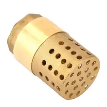 DN25 латунь один способ Женский резьба Педальный клапан сетчатый обратный клапан с отверстиями фильтр
