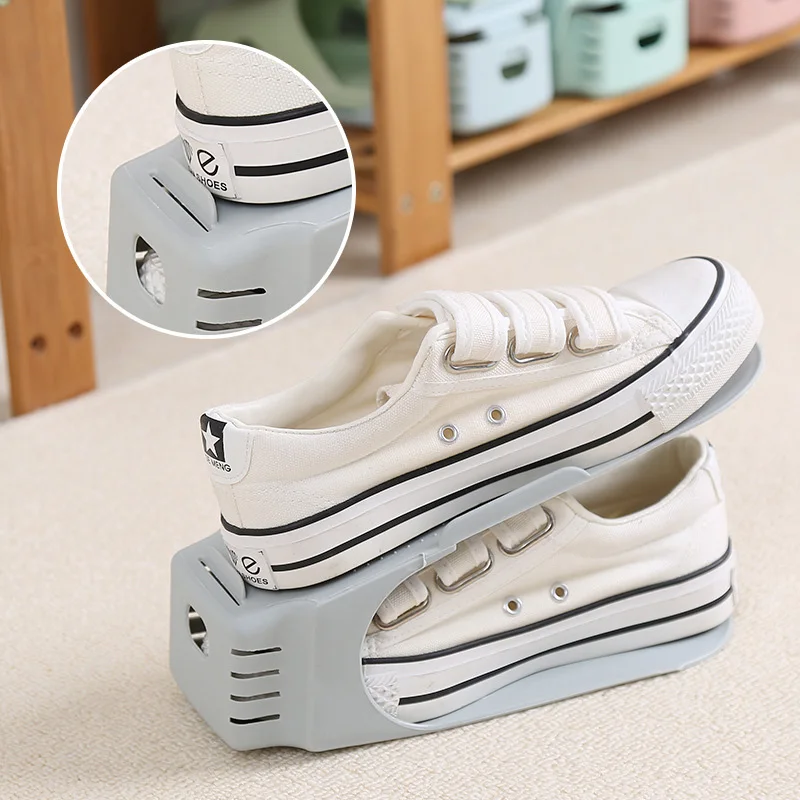 10 шт. прочная Регулируемая Вешалка для обуви органайзер для обуви слот для поддержки пространства шкаф стенд для обуви стеллаж для хранения обуви коробка для обуви