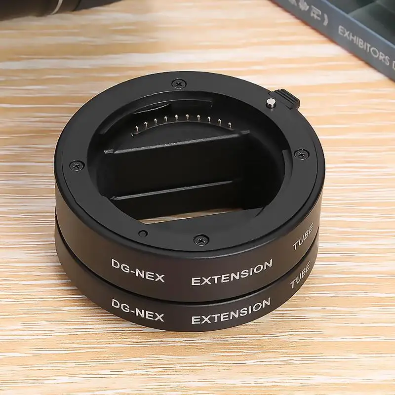 Набор удлинителей для макросъемки с автофокусом 10 мм 16 мм для sony NEX E-Mount объектив камеры Конвертер профессиональные аксессуары