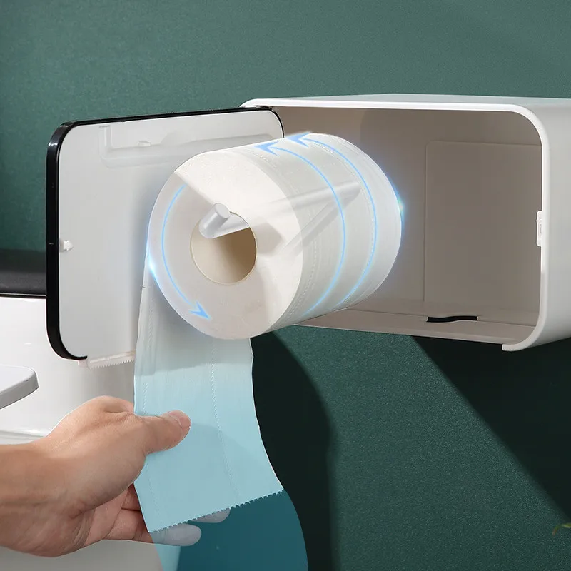 Водонепроницаемый держатель для туалетной бумаги домашний стеллаж для хранения ванной комнаты креативный складываемый крючок коробка для салфеток портативный держатель для туалетной бумаги