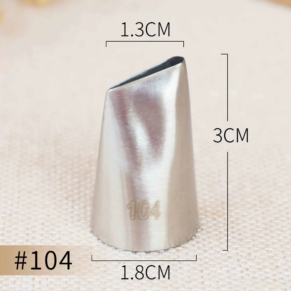 Description Picture 2 of item#104 Piping Nozzle Decorating Icing Tip For Creating Rose Petal Shape Baking &Pastry Tools Bakeware