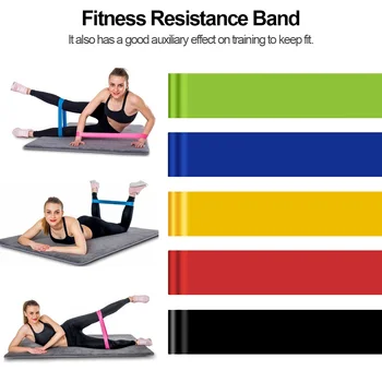 

Rubber Band rubber loops Latex Training Workout Yoga Gym Strength Fitness Gym Equipment Resistance Bands