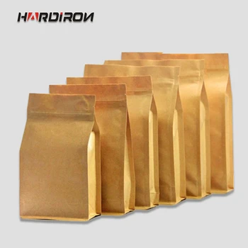 

0.28mm Standing Reclose Kraft Paper Packaging Bags Thicken Zipper Storage Pine Nuts Pistachios Scented Tea Wolfberry pouches