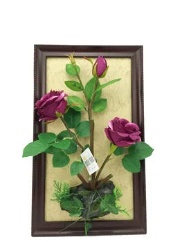 

Fashion European Style High Imitation Flowers Living Room Frame Wall Furniture Fashion Decoration Artificial Eternal Life Peony