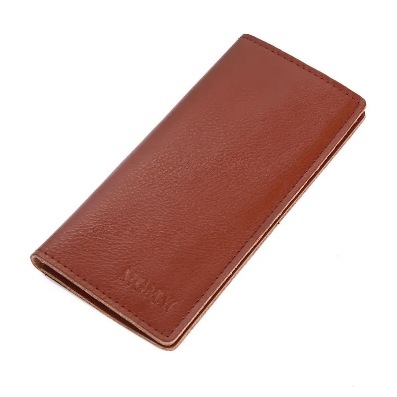 

2018 New Style for Both Men And Women COUPLE'S Genuine Leather Long Wallet Handbag Simple LADY'S Wallet Cattle Leather Wallet 10