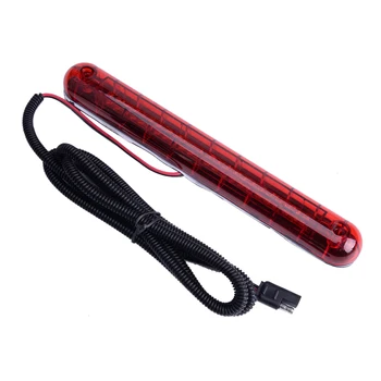 

DWCX Universal 24 LED CHMSL Car High Mount Third 3RD Brake Stop Tail Light Lamp Windshield Red 150 cm