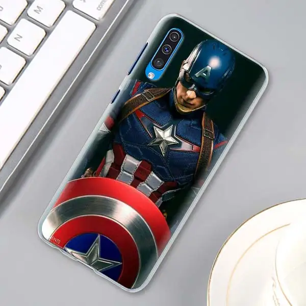 Марвел Супергерои из “Мстителей” телефонные чехлы для samsung Galaxy A10 A20e A30 A40 A50s A60 A70 A80 A6 A7 A8 A9 в твердом переплете - Цвет: H04