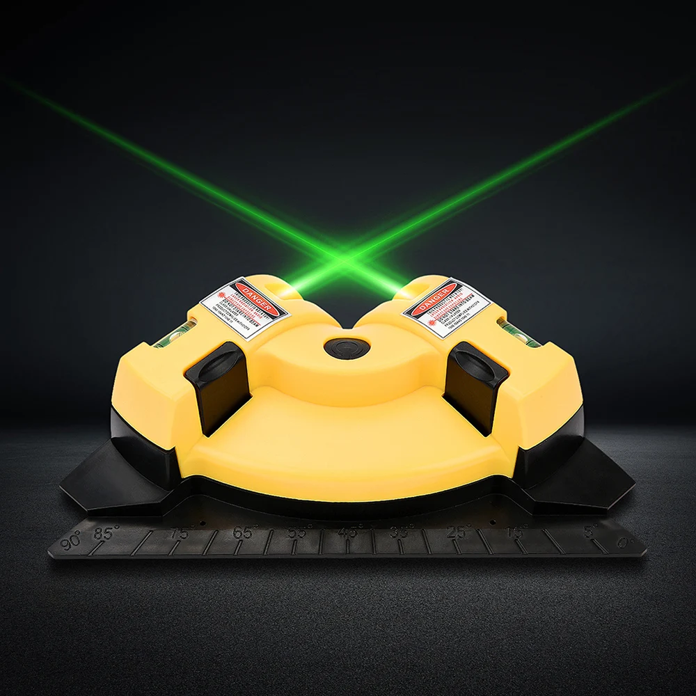 

90 Degree Square Laser Level Mini Vertical Laser-Line Projection Meter Nivel laser Level Measuring Meter Level Instrument