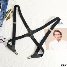 Регулируемый ремень для взрослых Унисекс Мужская Женская Сережка на подтяжках брюки