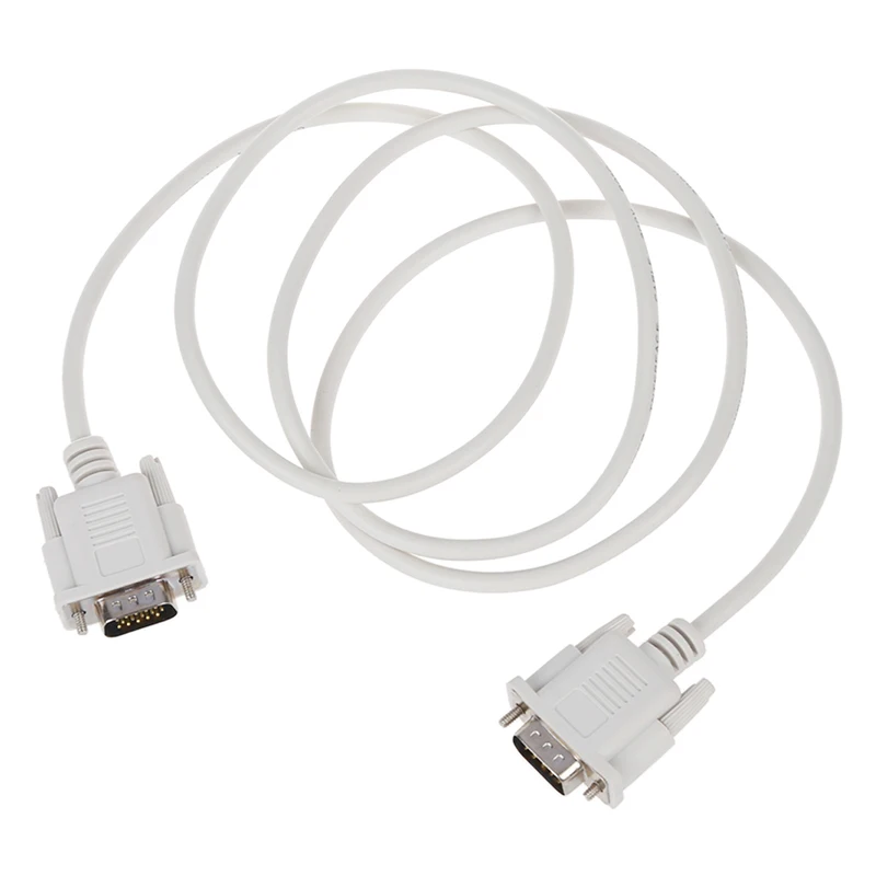 1. VGA Hd15 штыревой к Db9 кабель адаптера (белый)|Компьютерные кабели и разъемы| |